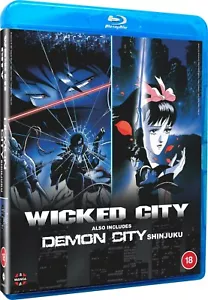 Wicked City and Demon City Shinjuku (Double Feature) - Blu-Ray - NEW & SEALED - Picture 1 of 1
