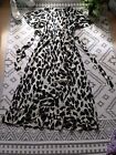 Animal Print Waterfall Wrap Style Belted Maxi Floaty Dress 1XL Curve 0XL 16 18 ?