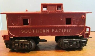 MARX PLASTIC 8 WHEEL FOR STEAM LOCOMOTIVE TRAIN SOUTHERN PACIFIC CABOOSE - Image 1 of 4