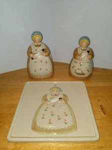 Otagiri Farmers Wife Lot Trivet Napkin Holder Sugar Bowl - Picture 1 of 11