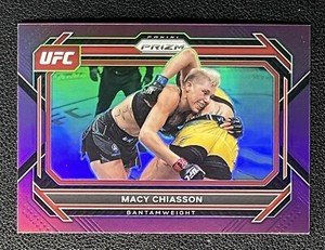 2023 Panini Prizm UFC Macy Chiasson #85 Purple Prizm 086/149 - Bantamweight