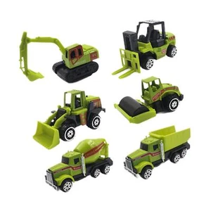 6 Pieces Construction Vehicles Tractor Toys Cute for Kids Boy Girls Children - Picture 1 of 6