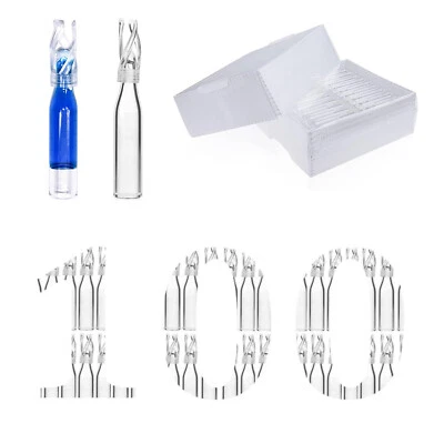 250μL Polyspring Vial Inserts Glass/Plastic Inserts for Chromatography & Lab Use - Image 1 of 4