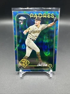 2024 Topps Chrome Update Alek Jacob Rookie Blue Green Lava Lamp 2/125 RC Padre🔥 - Picture 1 of 15