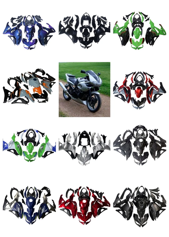 Kit de carenados de plástico para Kawasaki Ninja 500 2024 2025 EX500R 24 25 kit de carrocería Foto 1 de 1