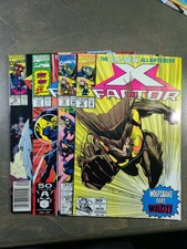 X-Factor 4 Book lot #70,71,74,76 VF (1991-1992)