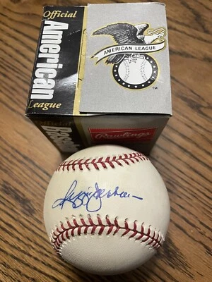 Reggie Jackson SIGNED Official American League Baseball (Budig) - Yankees, A’s - Image 1 of 4