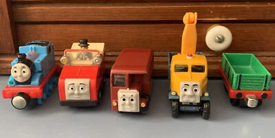 Thomas & Friends Train Take n Play Diecast Winston Bertie Butch Cargo Mattel Bus - Image 1 of 4