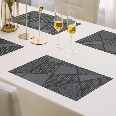 PVC Placemats 45x30 cm Set of 4 (AR3261) Foto 1 de 4