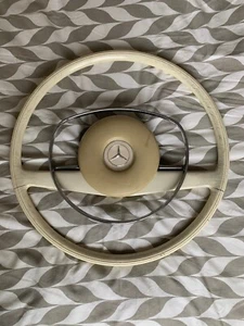 Mercedes Benz ivory steering wheel w108 w109 w111 w113 Pagoda sl w114 w115 - Picture 1 of 3