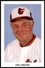 1985 Postcard Team Issue Earl Weaver Baltimore Orioles #NNO