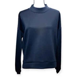 Pullover trasero de malla Calia By Carrie Underwood negro para mujer talla mediana caviar - Imagen 1 de 12