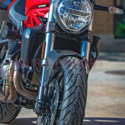 Guardabarros delantero de fibra de carbono completo para Ducati Monster 821 2018-2021 Foto 1 de 4