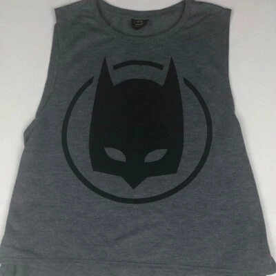 Top Batman Mujer Sin Manga XL (S16) Gris Foto 1 de 3