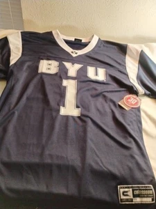 BYU Cougars Coliseum 30th Anniversary Football Jersey 1 Size Extra Large NYT - Picture 1 of 7