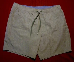 Eddie Bauer Mens Board Shorts, Green, Poly/Spandex, Size 2XL, New, Reg $60 - Picture 1 of 6