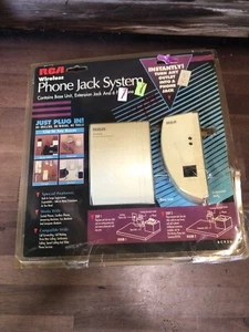 RCA WIRELESS PHONE JACK SYSTEM - Make any outlet a phone jack - Model RC926 - Picture 1 of 2