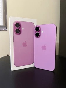 iPhone 16 rose 2025 - 256 Go, sans câble inclus - Photo 1 sur 7