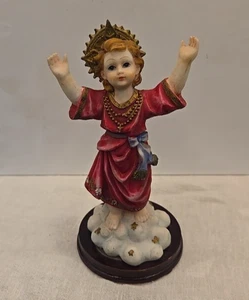 Estatua Santo Niño Divino Niño. Estatuilla del Niño Jesús Divino de resina de 5 pulgadas - Imagen 1 de 6