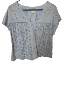 Neu Lucky Brand Damen Größe Large Blumenmuster Top - Bild 1 von 7
