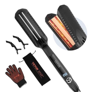 Haarglätter, 1,5 Zoll Titan Glätteisen, Infrarot Haarglätter - Bild 1 von 8