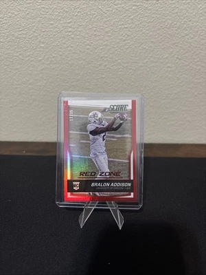 2016 Score Rookies Bralon Addison #37 Jumbo Red Zone /35 (RC) - Image 1 of 3