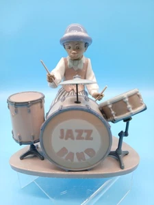 LLADRO Jazz Drummer, #5929 - Black Legacy Collection - Picture 1 of 9