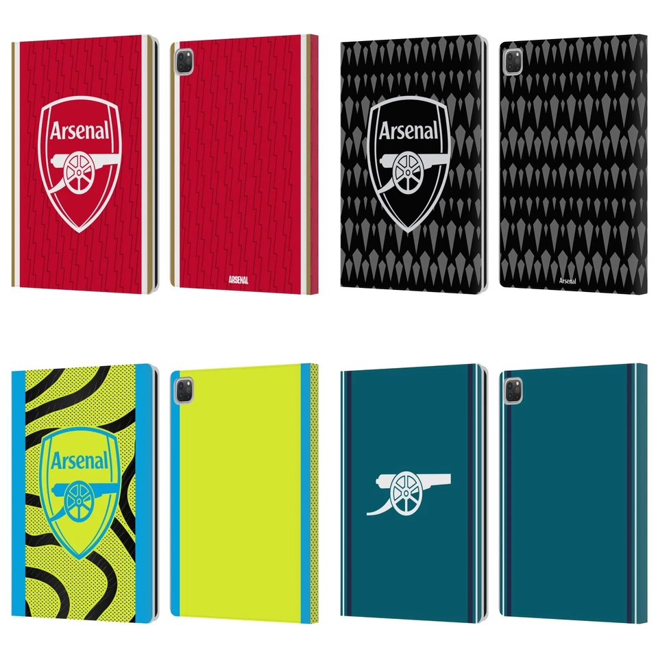 OFFICIAL ARSENAL FC 2023/24 CREST KIT LEATHER BOOK WALLET CASE FOR APPLE iPAD - Image 1 of 4