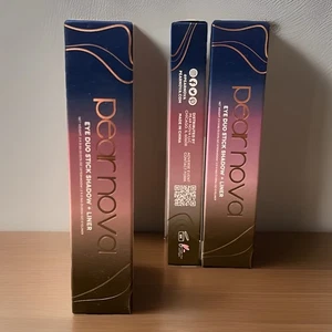 Pear Nova Eye Duo Stick Shadow + Liner Azurite & Unakite 2 Full Sz Sticks x1 Box - Bild 1 von 7