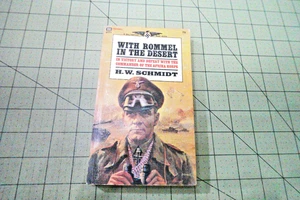 WITH ROMMEL IN THE DESERT BY H. W. SCHMIDT 1968 BALLANTINE BKS WW2 HISTORY PB - Picture 1 of 3