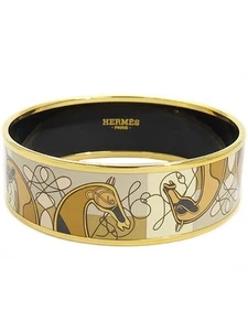 Brazalete HERMES Esmalte Gm Grande Látigo Brazalete Usado - Imagen 1 de 5
