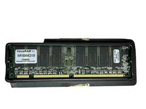 KINGSTON VALUE RAM KVR100X64C2/128 MEMORY UPGRADE MODULE 128MB OB - Picture 1 of 2