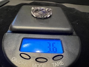 RJ Graziano 925 Sterling durchbrochener Ranken & Blätter Diamant Akzent Ring Größe 9,75 - Bild 1 von 16