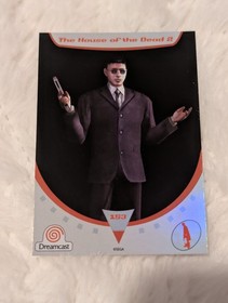 House of The Dead 2 Harry Harris Sega Dreamcast Trading Cards #153 Foil LRG