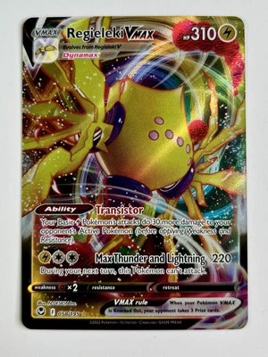 Regieleki VMAX 2022 Pokemon SWSH Silver Tempest Ultra Rare #058/195 * Near Mint - Image 1 of 2