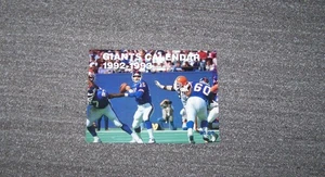 1992 - 1993 New York Giants  Wall Calendar  T 13 - Picture 1 of 2