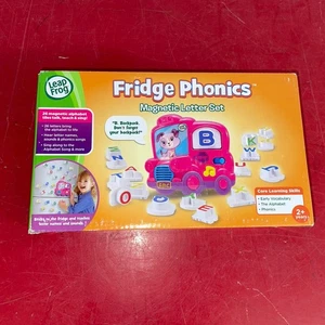 Nuevo Juego de Letras Magnéticas Frigoríficas Leap Frog Rosa Alfabeto Azulejos Hablar Cantar - Imagen 1 de 11