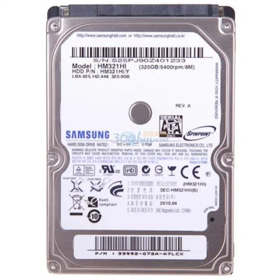Samsung 320GB HM321HI 5400RPM SATA 2.5" Laptop HDD Hard Disk Drive - Image 1 of 3