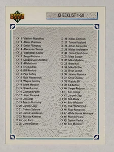 1991-92 Upper Deck #100 Checklist 1-100 - Bild 1 von 2