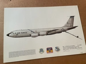 KC-135R Stratotanker 384th Air Refueling McConnell AFB Kansas Squadron Prints - Bild 1 von 5