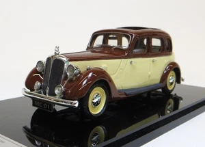 BHM MAJESTY CLASSICS MC 01TT: 1939 ROVER P2 BERLINA 6 LUCI, CAFFÈ/CREMA. Nuovo con scatola. - Foto 1 di 16