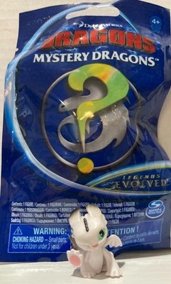 Mini dragão misterioso bebê branco fúria luz noturna How To Train Your Dragon 3 - Imagem 1 de 4