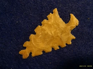 Reproduction Indian Arrowhead, Flint Knapping Collectible *FREE SHIPPING* FA30 - Foto 1 di 3