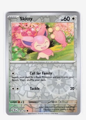 Skitty (Reverse Holo) SV05: Temporal Forces 130/162 NM - Image 1 of 2