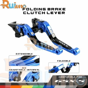 For SUZUKI GSX-S 750 GSXS 1000 125 CNC Motorcycle Adjustable Brake Clutch Levers - Picture 1 of 21
