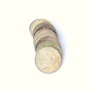 PEACE DOLLARS (9) 1923 P GOOD/FINE CONDITION #400090 - Picture 1 of 1