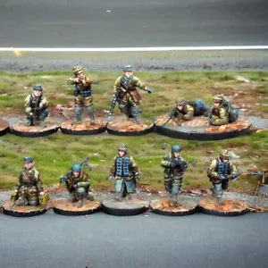 WW2 German Fallschirmjäger Squad 28mm ideal for Bolt Action Wargames etc - Picture 1 of 2
