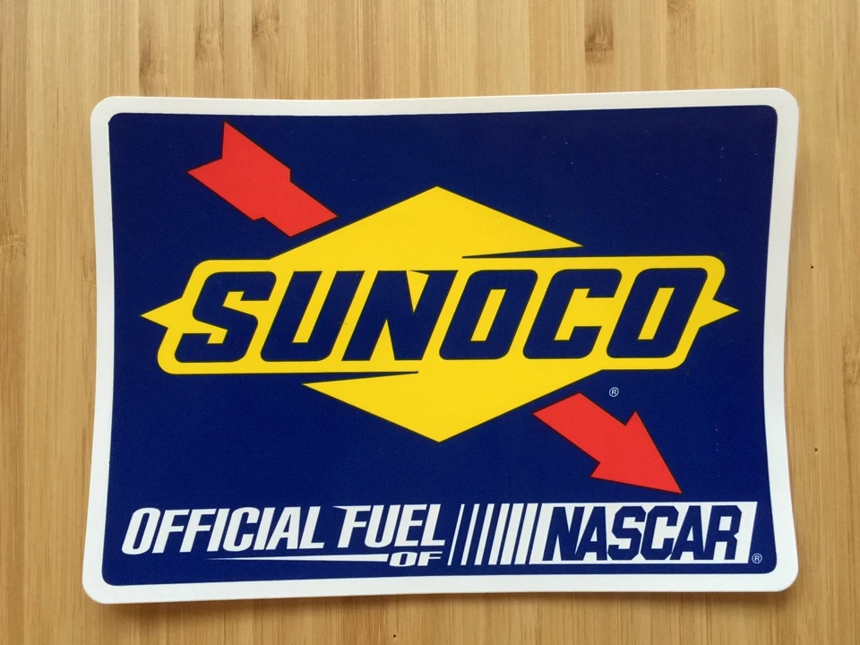 SUNOCO RACE FUELS LARGE OFFICIAL STICKER - OFFICIAL FUEL OF NASCAR - BRAND NEW