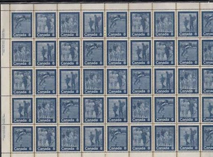 Hoja de placa Canada Scott 632a MNH - Deportes de verano - Imagen 1 de 1