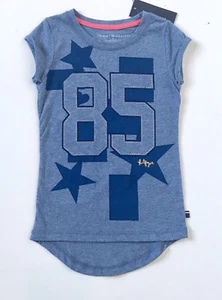 Girls Tommy Hilfiger Girls Navy Heather Tee Retails $17.50 Price $13 NWT - Picture 1 of 6